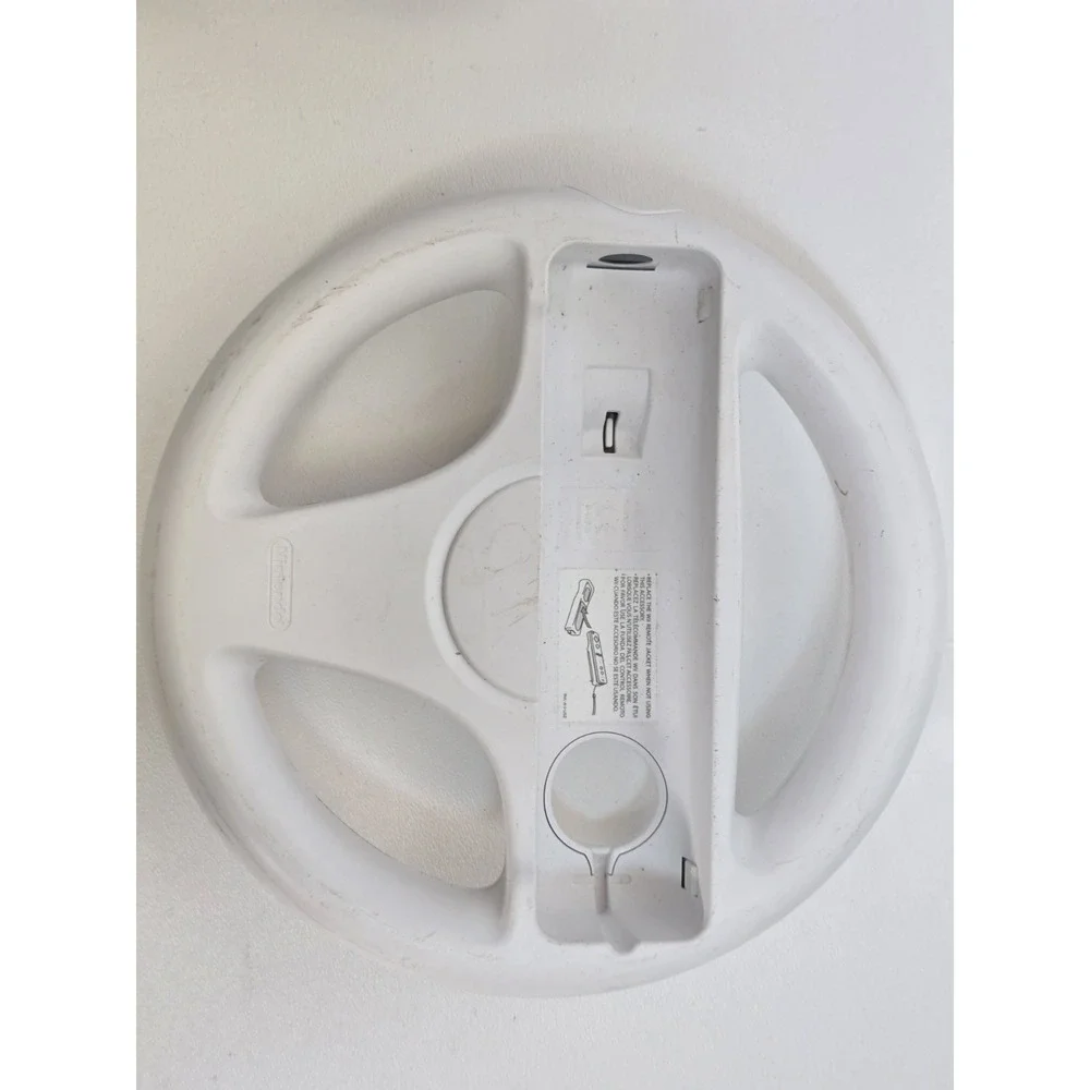 2x Genuine OEM Mario Kart Racing Steering Wheel - Nintendo Wii - Game Controller